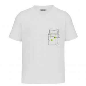 Fiú póló "Mobil a zsebemben" mintával